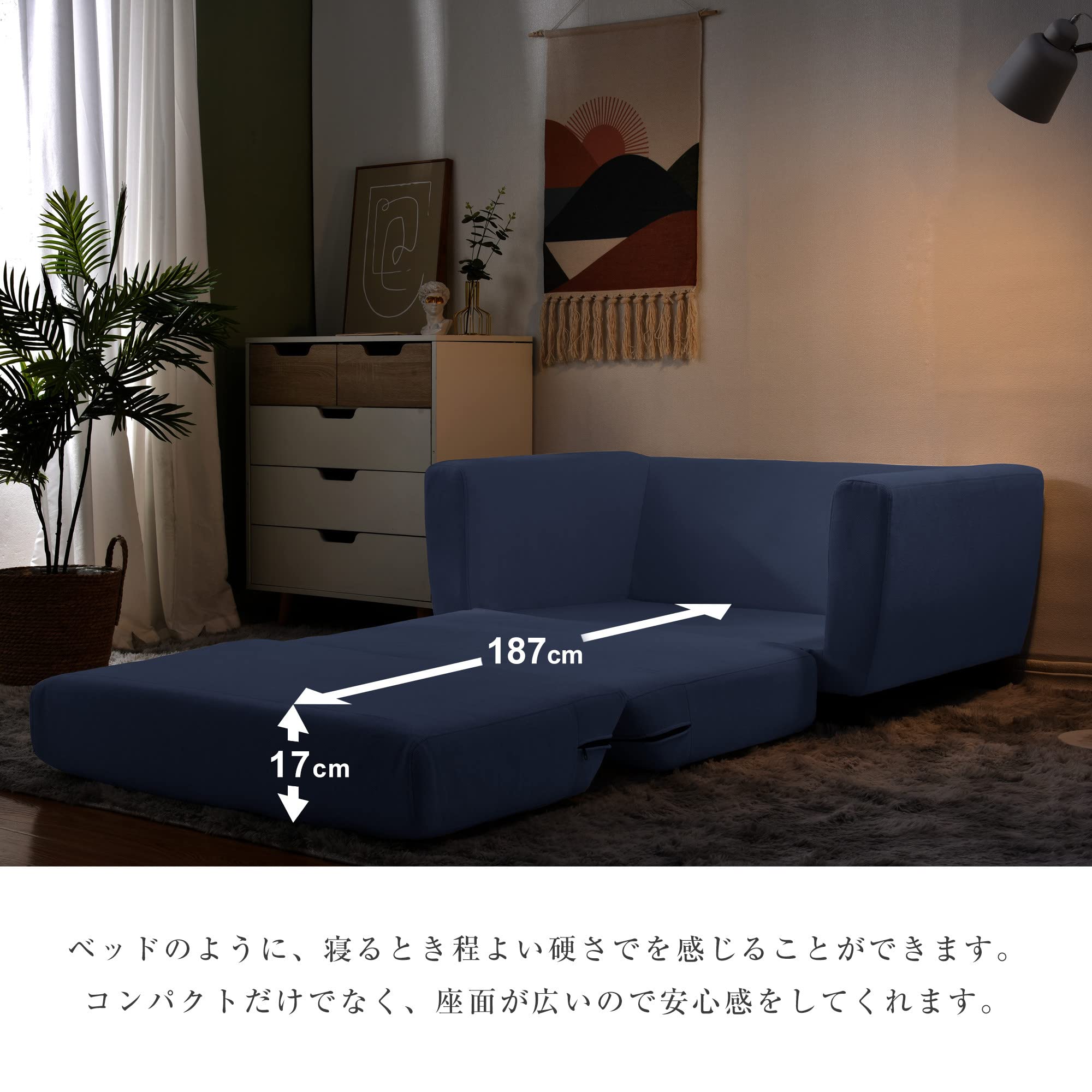 Amazon｜Downloads: 9 ソファーベッド 2人掛け 脚付き ソファベッド